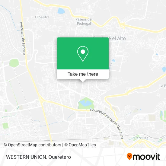Mapa de WESTERN UNION