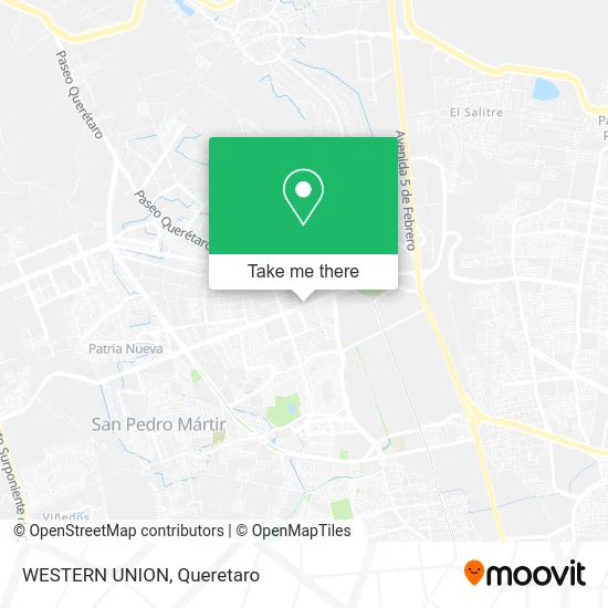 Mapa de WESTERN UNION