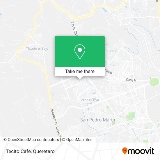 Mapa de Tecito Café