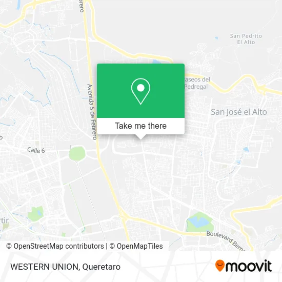 Mapa de WESTERN UNION