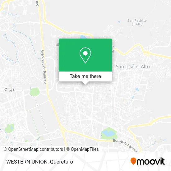 Mapa de WESTERN UNION