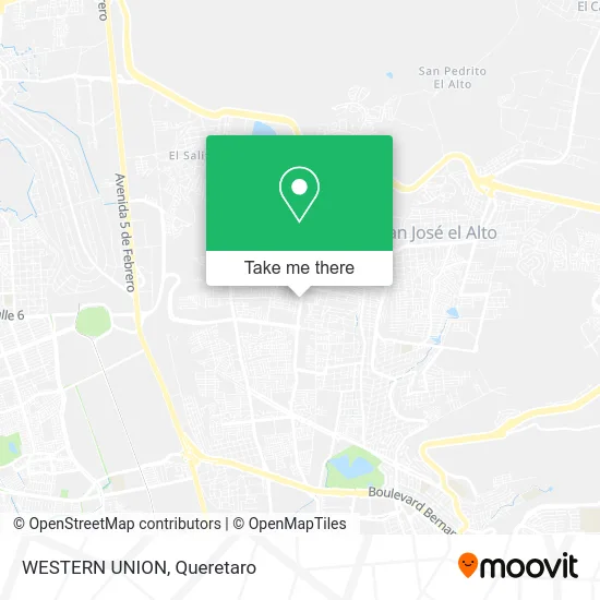 Mapa de WESTERN UNION