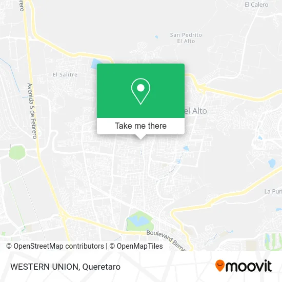 Mapa de WESTERN UNION