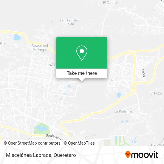 Mapa de Miscelánea Labrada