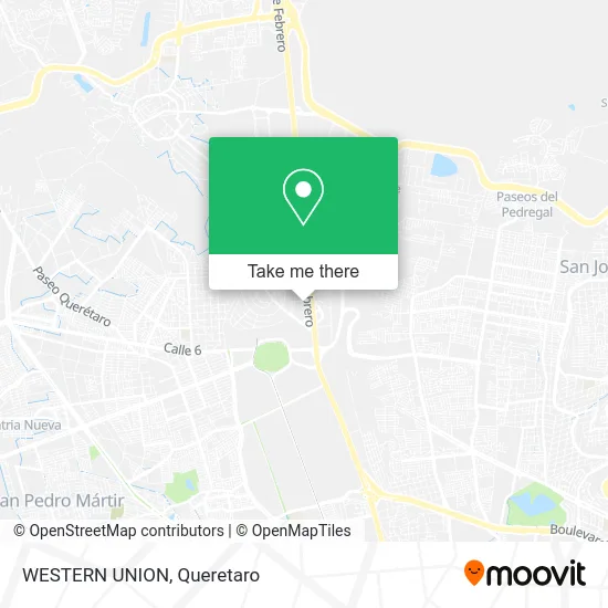 Mapa de WESTERN UNION