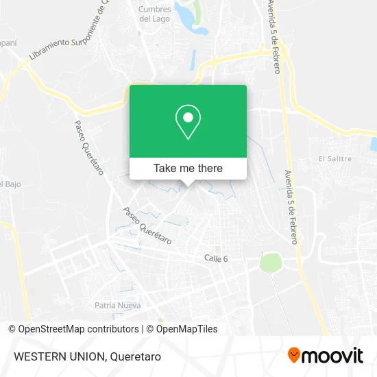 Mapa de WESTERN UNION