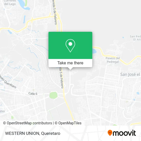 Mapa de WESTERN UNION