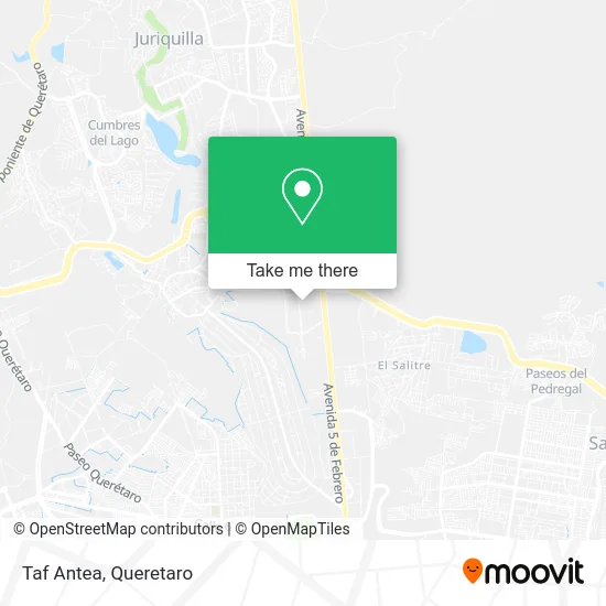 Taf Antea map