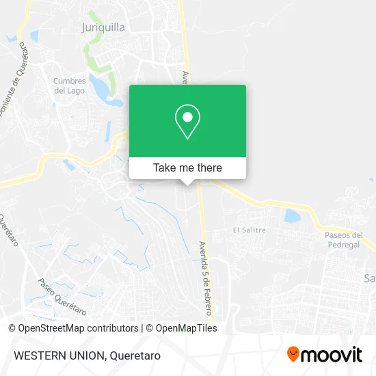 Mapa de WESTERN UNION