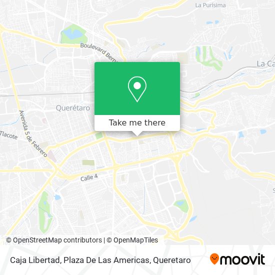Mapa de Caja Libertad, Plaza De Las Americas