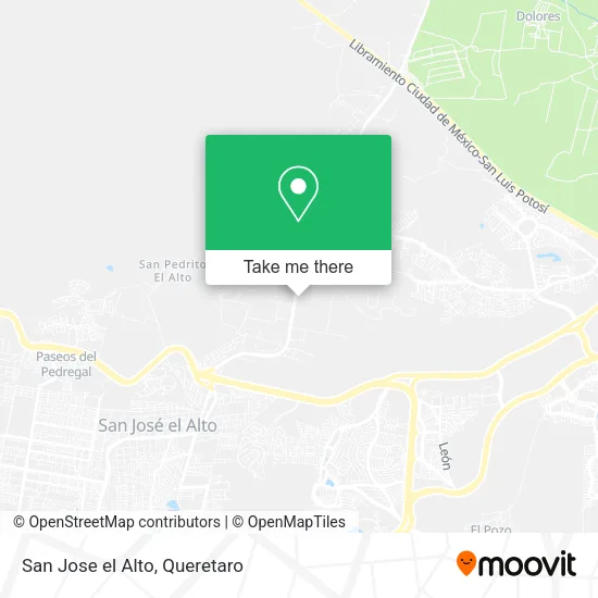 Mapa de San Jose el Alto