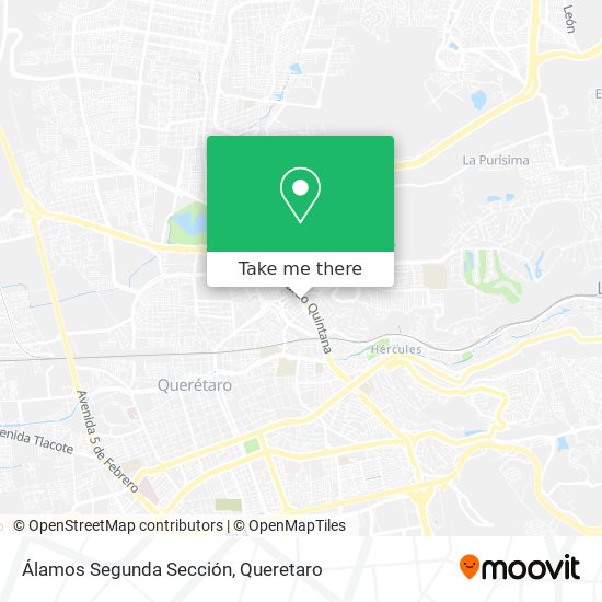 Álamos Segunda Sección map