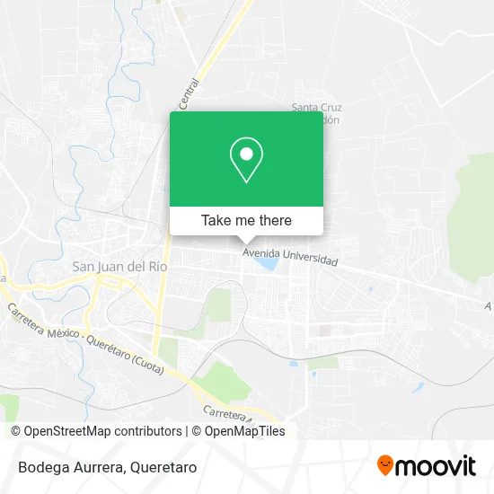Bodega Aurrera map