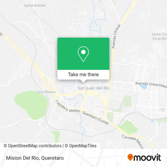 Mision Del Rio map