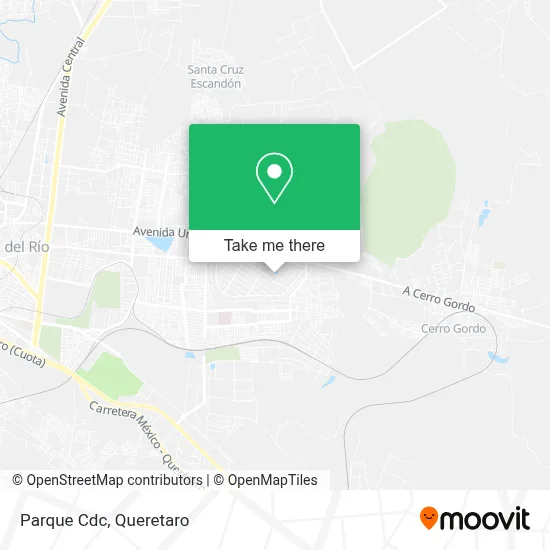 Parque Cdc map