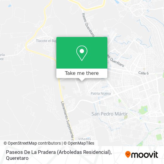 Paseos De La Pradera (Arboledas Residencial) map