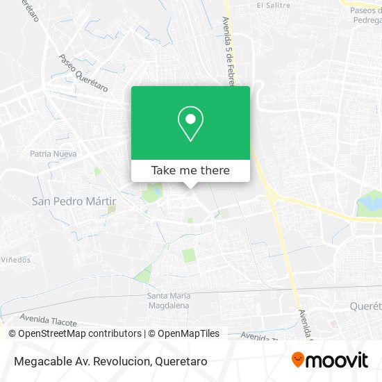 Megacable Av. Revolucion map
