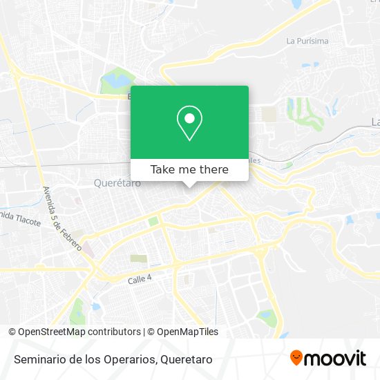 Seminario de los Operarios map