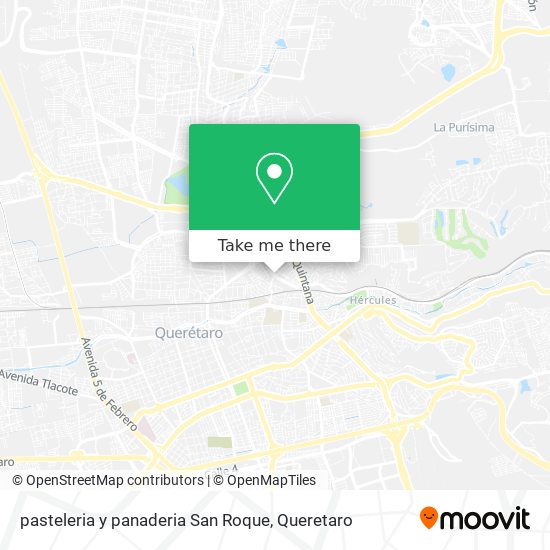 pasteleria y panaderia San Roque map