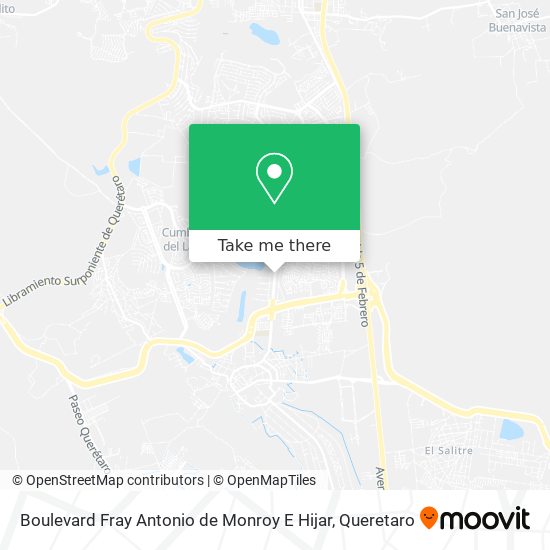 Boulevard Fray Antonio de Monroy E Hijar map