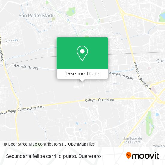 Secundaria felipe carrillo pueto map