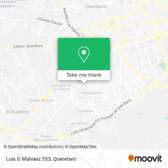 Mapa de Luis G Malvaez 553