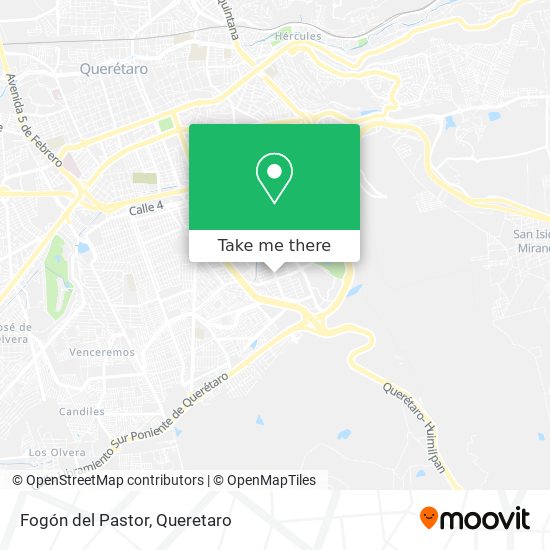 Fogón del Pastor map