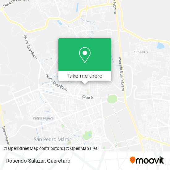 Mapa de Rosendo Salazar