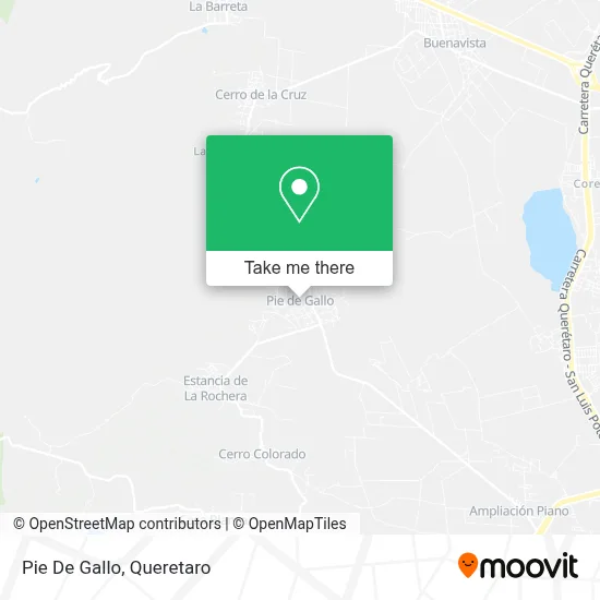 Pie De Gallo map