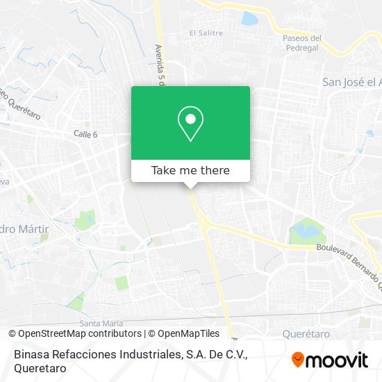 Mapa de Binasa Refacciones Industriales, S.A. De C.V.