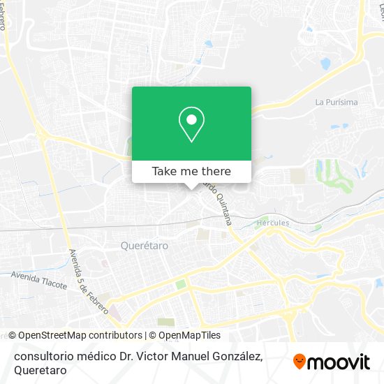consultorio médico Dr. Victor Manuel González map