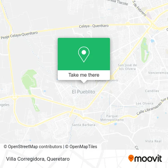 Mapa de Villa Corregidora