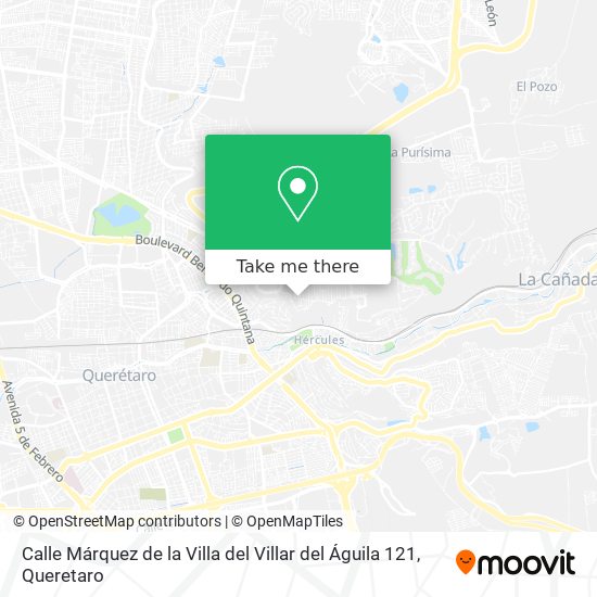 Calle Márquez de la Villa del Villar del Águila 121 map