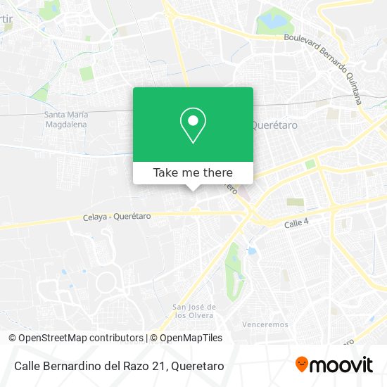 Mapa de Calle Bernardino del Razo 21