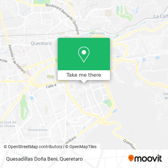 Quesadillas Doña Beni map