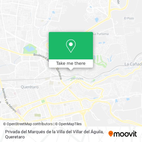 Privada del Marqués de la Villa del Villar del Águila map