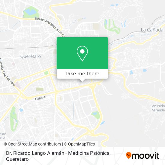 Dr. Ricardo Lango Alemán  - Medicina Psiónica map