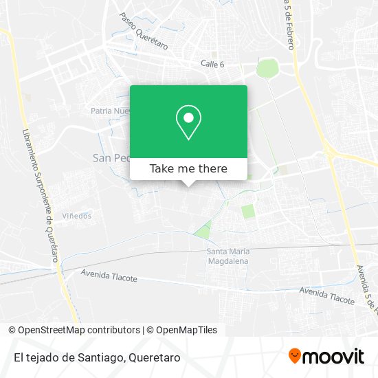 El tejado de Santiago map