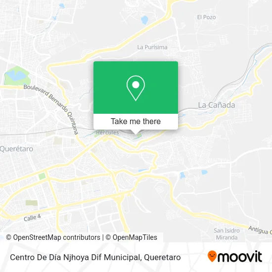 Mapa de Centro De Día Njhoya Dif Municipal
