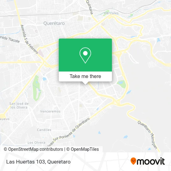 Mapa de Las Huertas 103