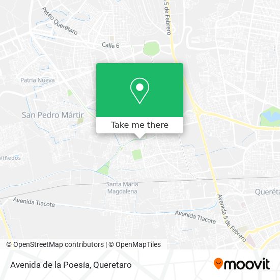 Avenida de la Poesía map