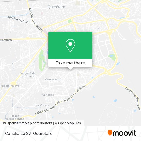 Mapa de Cancha La 27