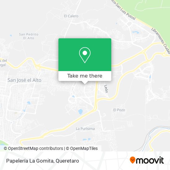 Mapa de Papelería La Gomita