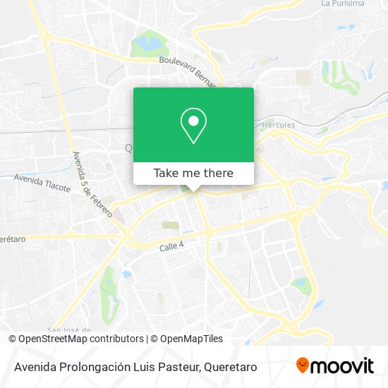 Avenida Prolongación Luis Pasteur map