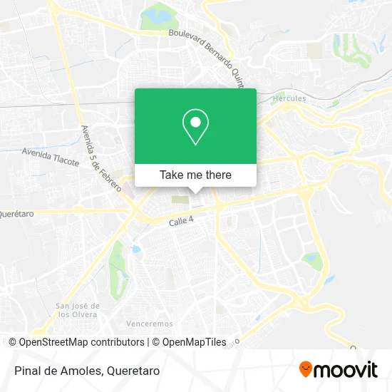 Pinal de Amoles map
