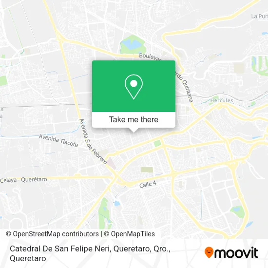 Catedral De San Felipe Neri, Queretaro, Qro. map