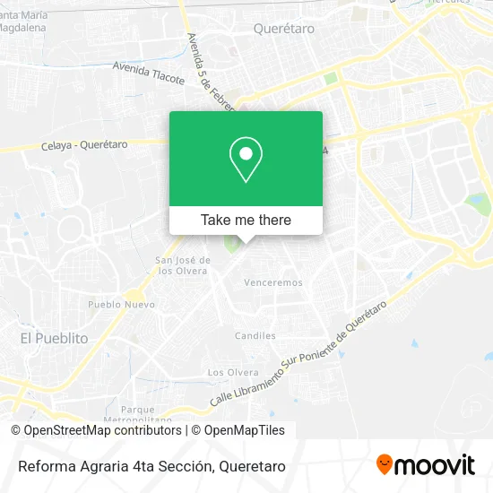 Mapa de Reforma Agraria 4ta Sección