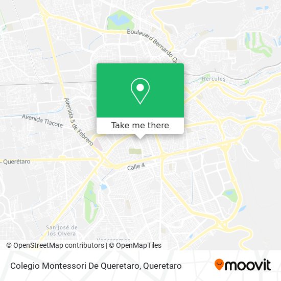 Colegio Montessori De Queretaro map