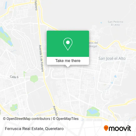 Ferrusca Real Estate map
