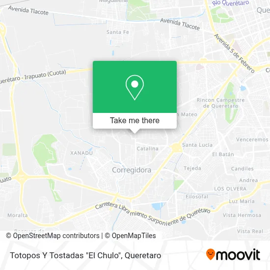 Totopos Y Tostadas "El Chulo" map